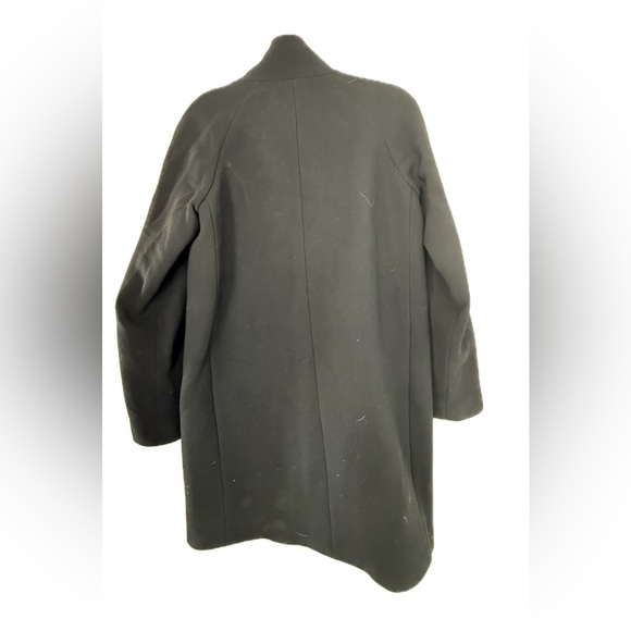 J. Crew Classic Black Pea Wool Coat - Picture 2 of 5